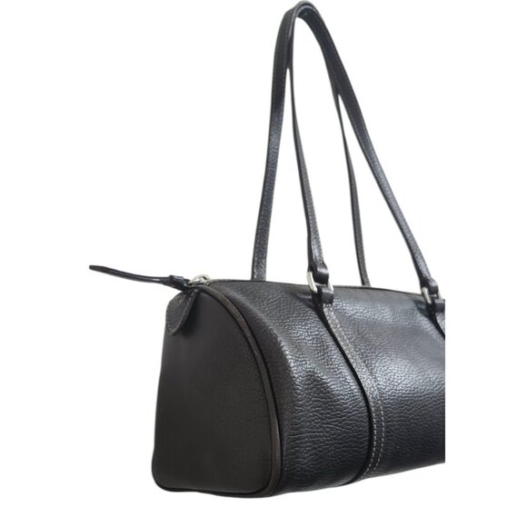 Dooney & Bourke Brown Pebbled Leather Shoulder Bag - Picture 3 of 16